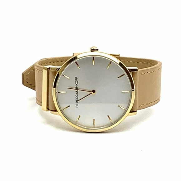 Accessories - REBECCA MINKOFF  Major Leather Strap Watch